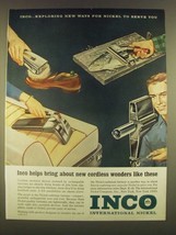1963 Inco International Nickel Ad - Inco helps bring about new cordless wonders - £14.72 GBP