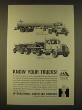 1963 IH International Harvester Trucks Ad - Special Carrier Pressurized Gases - £14.44 GBP