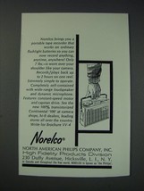 1963 Norelco Portable Tape Recorder Ad - Norelco brings you a portable tape  - £13.88 GBP