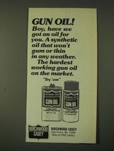 1979 Birchwood Casey Gun Oil Ad - Gun Oil! Boy, have we got an oil for you - £13.82 GBP