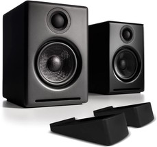 Audioengine A2+ Plus Powered Bluetooth Speakers and DS1 Desktop Speaker, Black - £303.61 GBP