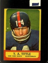 1963 Topps #49 Y. A. Tittle Vg Sp Ny Giants Hof *X62516 - $40.43