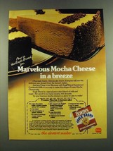 1983 Borden Eagle Brand Sweetened Condensed Milk Ad - Frozen Mocha Cheesecake  - £14.54 GBP