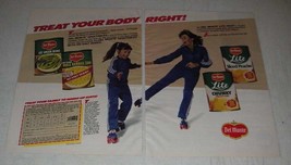 1983 Del Monte Lite Fruit and Vegetables Ad - Treat your body right! - $18.49