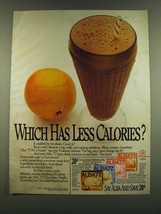 1983 Heinz Alba &#39;77 Ad - Which has less Calories - $18.49