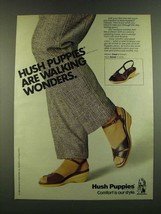 1983 Hush Puppies Shoes Ad - Crest and Dover Sandals - £14.78 GBP