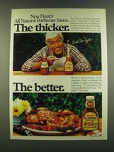 1983 Hunt&#39;s All Natural Barbecue Sauce Ad - Dick Van Dyke - £14.55 GBP