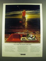 1983 Kohler Epicurean Food Preparation Center Ad - Cast aside the galley slave  - £14.55 GBP