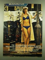 1983 Maidenform Delectables Bra and Bikini Ad - The Maidenform Woman - $18.49