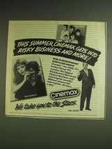 1984 Cinemax TV Ad - Duran Duran, Risky Business and Easy Money - This summer - $18.49