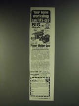 1984 Foley-Belsaw Planer - Molder - Saw Ad - Your home workshop can pay-off big - £13.82 GBP