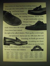 1984 G.H. Bass Shoes Ad - Since 1876, G.H. Bass has been making classics - £14.87 GBP
