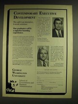 1984 George Washington University School of Government &amp; Business Ad - £14.72 GBP