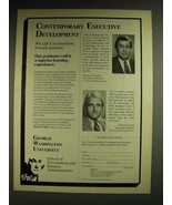 1984 George Washington University School of Government &amp; Business Ad - £14.78 GBP