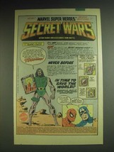 1984 Mattel Secret Wars Action figures Ad - £14.45 GBP