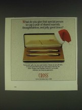 1985 Cross Pen and Pencil Set Ad - What do you give that special person - £13.82 GBP