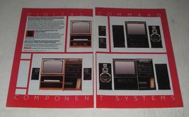 1985 RCA Stereo TV Component Systms Ad - Digital Command Component Systems - £14.48 GBP