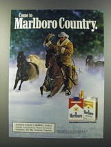 1986 Marlboro Cigarettes Ad - Come to Marlboro Country - £14.50 GBP