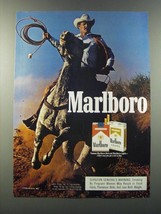 1986 Marlboro Cigarettes Ad - Marlboro - £14.50 GBP