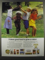 1986 Tiger Oats Food Ad - It takes good food to grow a nation - £13.82 GBP