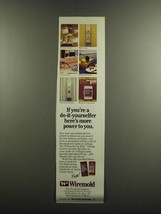 1986 Wiremold On-Wall Wiring System Ad - If you&#39;re a do-it-yourselfer - £15.09 GBP