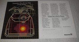 1987 Hoechst High Chem Ad - Ceramics: The Driving force of the future - £14.78 GBP