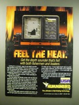 1987 Humminbird LCR 4000 Fish Finder Ad - Feel the heat. Get the depth sounder  - £14.50 GBP