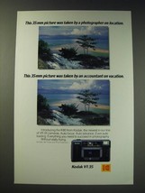 1987 Kodak VR 35 Cameras Ad - This 35mm picture was taken by a photographer - £14.78 GBP