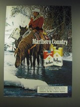 1987 Marlboro Cigarettes Ad - Marlboro Country - £14.46 GBP