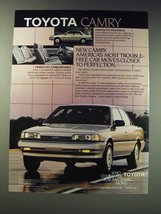 1987 Toyota Camry Ad - New Camry. America's most trouble-free car - $18.49