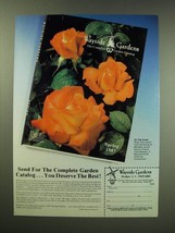 1987 Wayside Gardens Ad - Send for the complete garden catalog you deserve  - £14.73 GBP