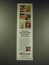 1987 Wiremold On-Wall Wiring System Ad - If you&#39;re a do-it-yourselfer - £14.78 GBP