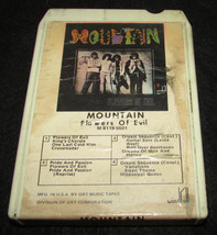 Mountain Flowers Of Evil 8 Track Tape Tested -GRT / Windfall Records M8119-5501 - £7.48 GBP