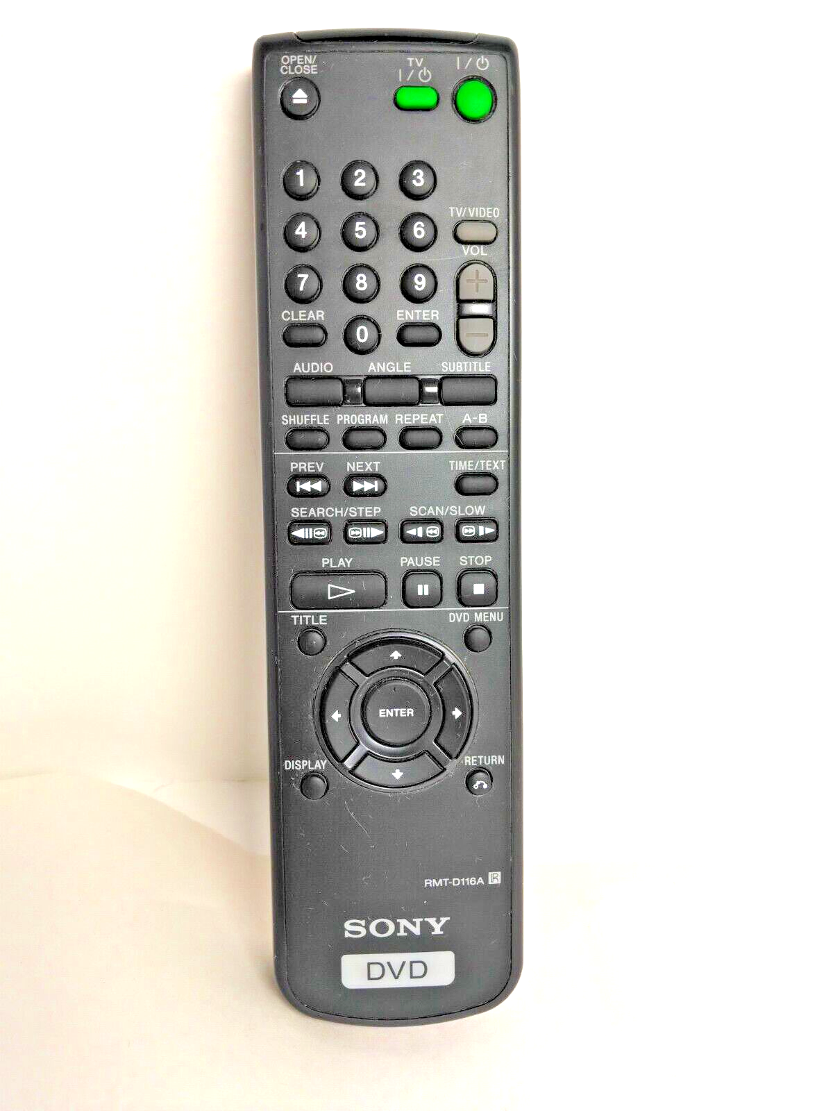 Sony DVD RMT-D116A Remote Control OEM/Genuine -  Cleaned/Tested - Fast Ship! - $18.40