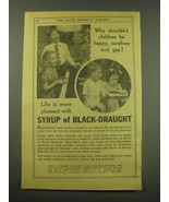 1953 Black-Draught Syrup Ad - Why shouldn&#39;t children be happy, carefree ... - £14.55 GBP