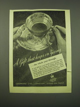 1953 Royal Standard China Ad - A gift that keeps on giving - £14.78 GBP