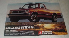 1989 Dodge Dakota 4x2 Pickup Truck Ad - The class by itself - £13.82 GBP