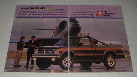 1988 Dodge Dakota 4x4 Pickup Truck Ad - It's gotta be a Dodge - $18.49