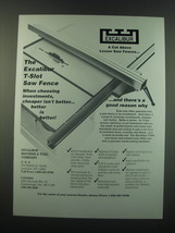 1988 Excalibur T-Slot Saw Fence Ad - Choosing Investments - $18.49