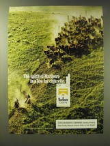 1989 Marlboro Lights Cigarettes Ad - The spirit of Marlboro in a low tar  - £14.50 GBP