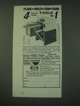 1988 Foley-Belsaw Planer-Molder-Sander-Saw Ad - Plane Mold Saw Sand - $18.49