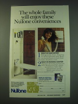 1988 NuTone Built-in Hair Dryer and Built-in Ironing Center Ad - £14.78 GBP