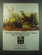 1988 Rayovac Super Heavy Duty Batteries Ad - When you&#39;re roughing it - £14.55 GBP