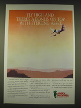 1989 Abbey National Building Society Ad - Fly high and there&#39;s a bonus on top  - £14.48 GBP