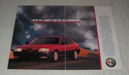 1989 Alfa Romeo 164 Sports Saloon Ad - Alfa 16.4. Simply out of the ordinary - £14.44 GBP