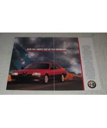 1989 Alfa Romeo 164 Sports Saloon Ad - Alfa 16.4. Simply out of the ordi... - £14.78 GBP