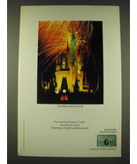 1989 American Express Card Ad - The Magic Kingdom - £14.78 GBP