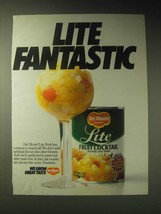 1989 Del Monte Lite Fruit Cocktail Ad - Lite Fantastic - £14.40 GBP