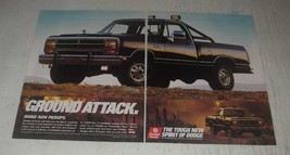 1989 Dodge RAM Pickup Truck Ad - Ground Attack - £14.55 GBP