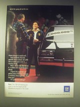 1989 GM 1989 Cadillac Fleetwood Ad - All of GM, Going all out for you - $18.49